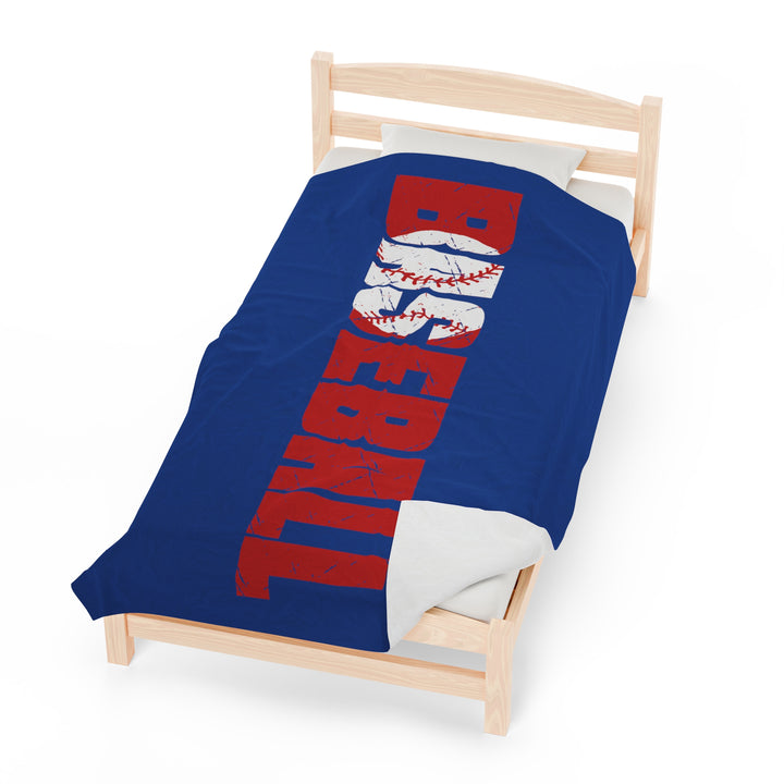 Baseball Plush Blanket
