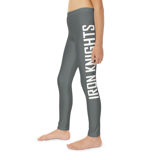 Iron Knights Youth Full-Length Leggings - Dark Grey