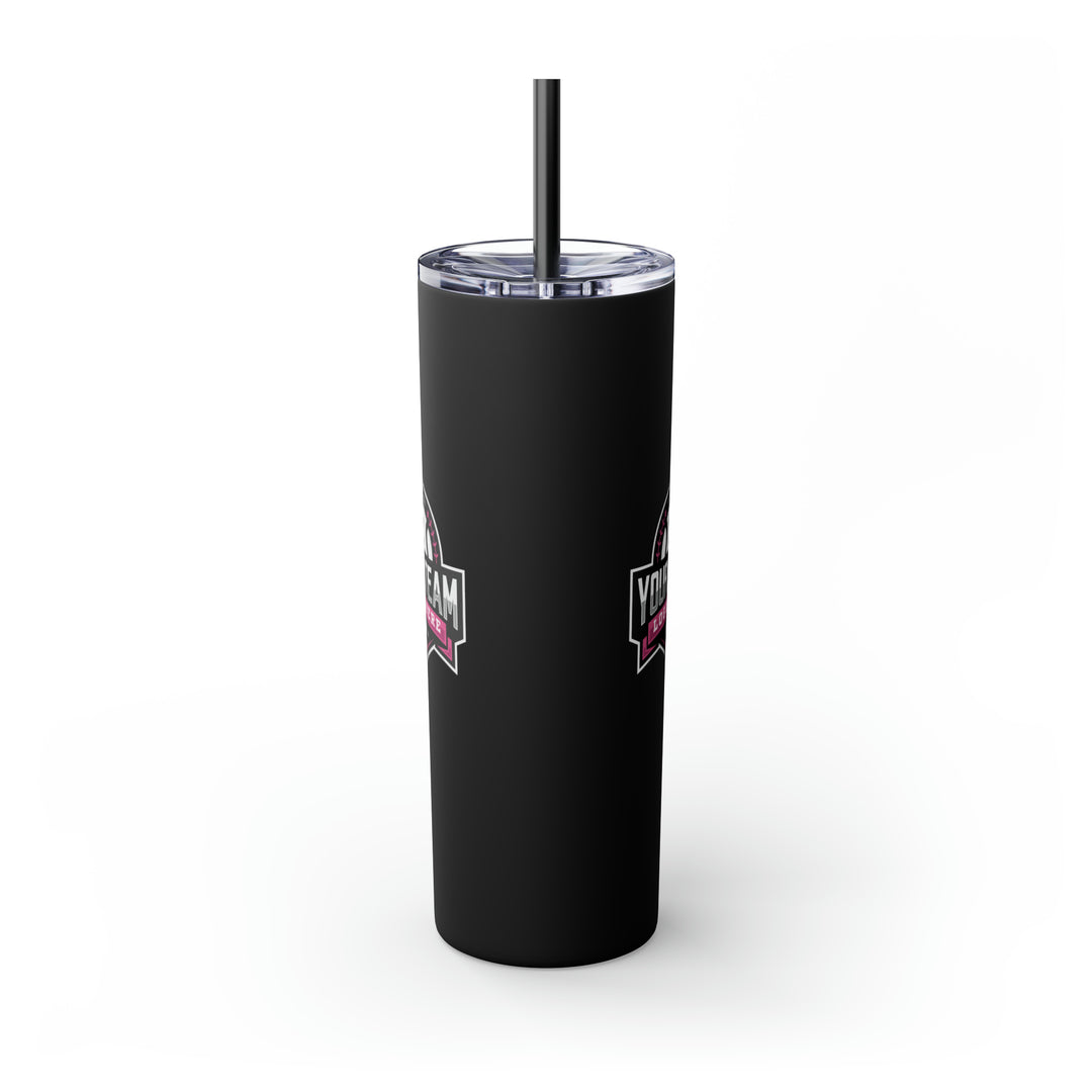 Skinny Tumbler with Straw 20oz