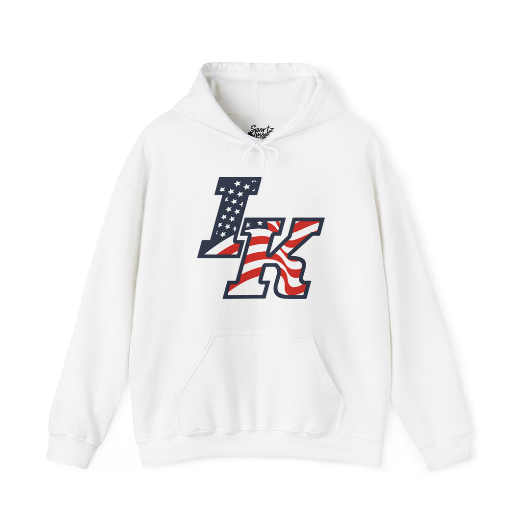 Iron Knights Adult Unisex Hooded Sweatshirt w/Flag Design