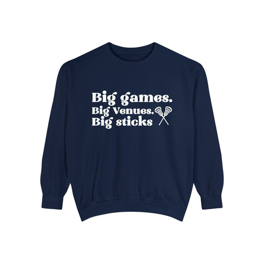 Big Games Lacrosse Adult Unisex Premium Crewneck Sweatshirt