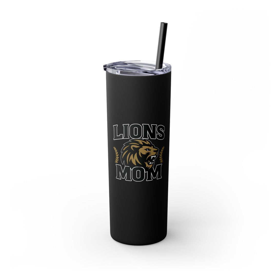 FEBA Lions Baseball Skinny Tumbler with Straw 20oz