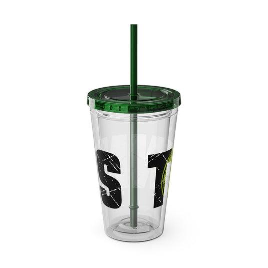 Tennis 16 oz Sunsplash Tumbler with Straw