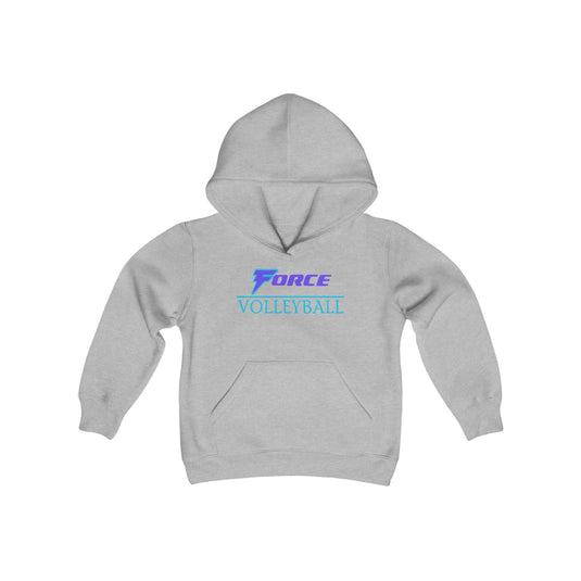 Force Volleyball Club Unisex Youth Basic Hooded Sweatshirt