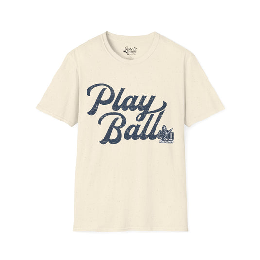 Iron Knights Basic Adult Unisex T-Shirt - Play Ball Design w/Knight Logo