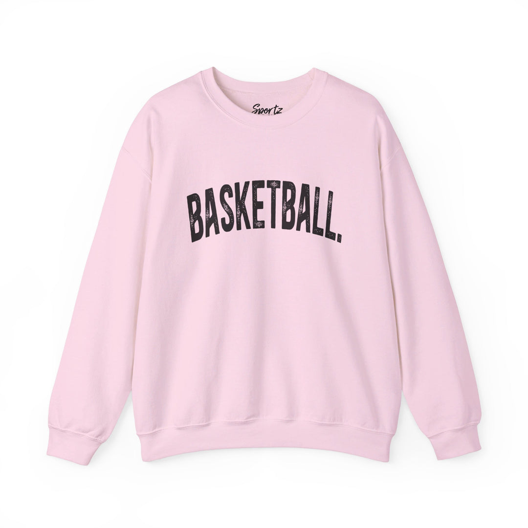 Rustic Design Basketball Adult Unisex Crewneck Sweatshirt