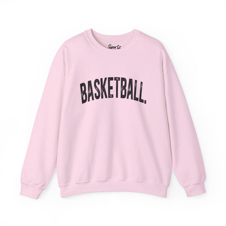 Rustic Design Basketball Adult Unisex Crewneck Sweatshirt