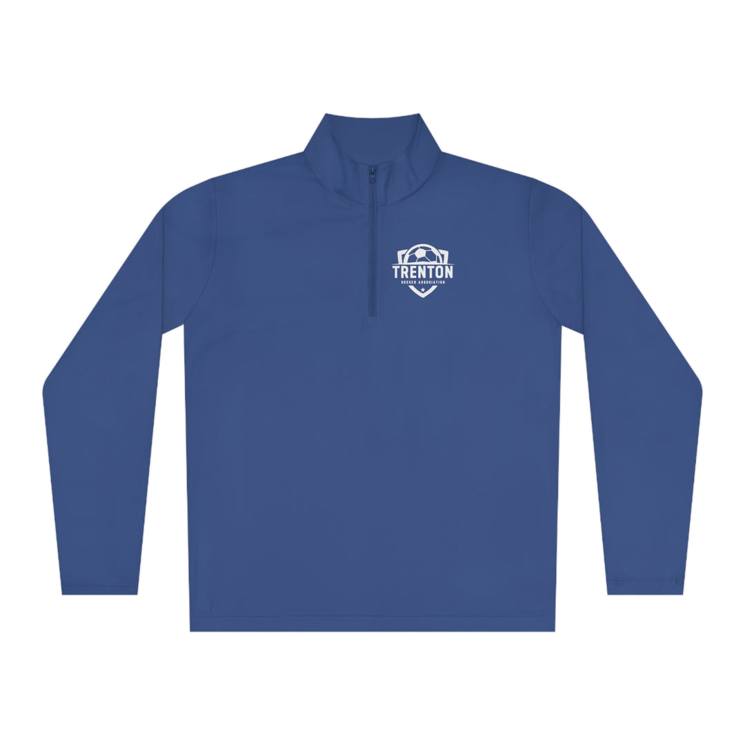 Trenton Soccer Association Unisex Adult Long Sleeve Quarter-Zip Pullover