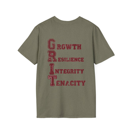 Southern Grit Unisex Adult Basic T-Shirt w/Both Logos