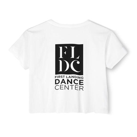 First Landing Dance Center Women's Mid-Level Cropped T-shirt