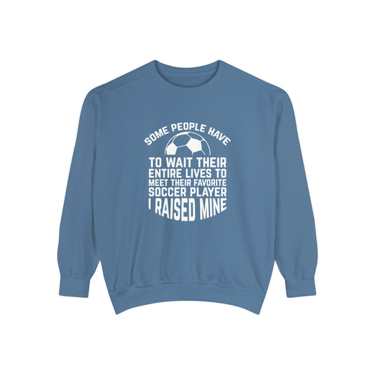 Some People Have to Wait Soccer Adult Unisex Premium Crewneck Sweatshirt