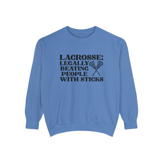 Lacrosse Legally Adult Unisex Premium Crewneck Sweatshirt