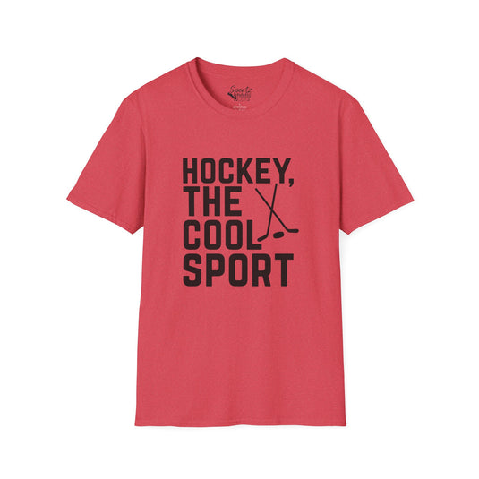 Hockey The Cool Sport Adult Unisex Basic T-Shirt