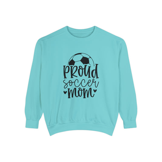 Proud Soccer Mom Adult Unisex Premium Crewneck Sweatshirt