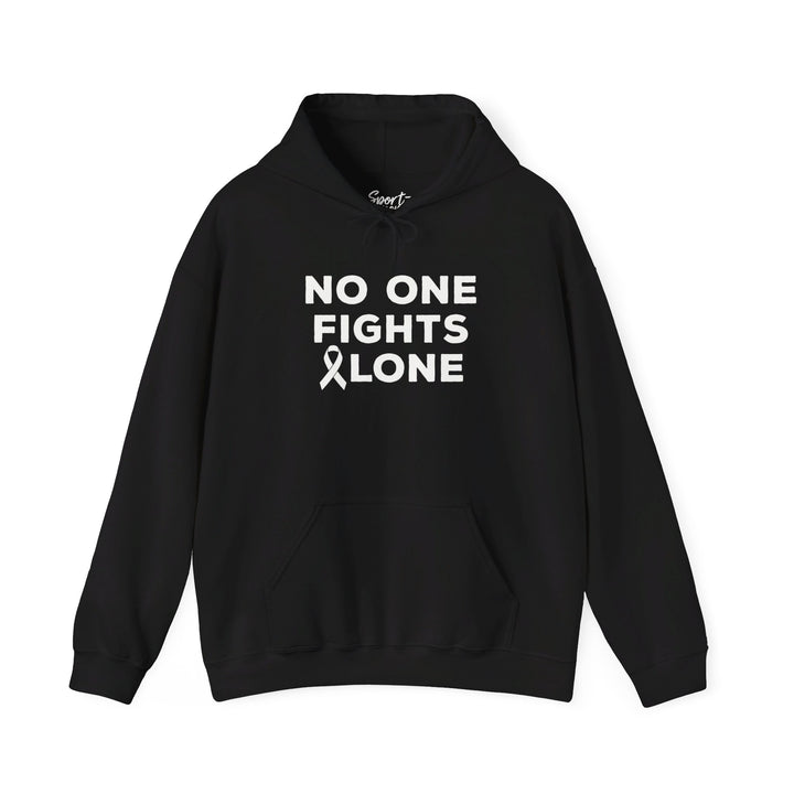 No One Fights Alone Adult Unisex Hooded Sweatshirt