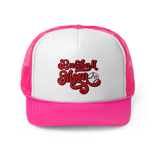 Baseball Mom Personalized Trucker Hat