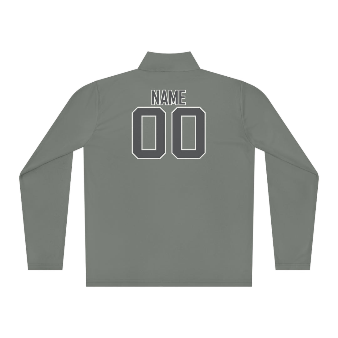 Unisex Adult Long Sleeve Quarter-Zip Pullover