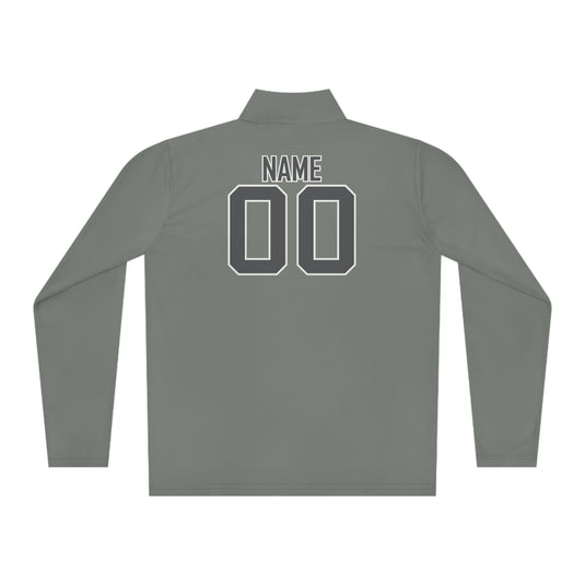 Unisex Adult Long Sleeve Quarter-Zip Pullover