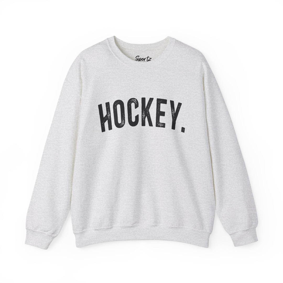 Rustic Design Hockey Adult Unisex Crewneck Sweatshirt