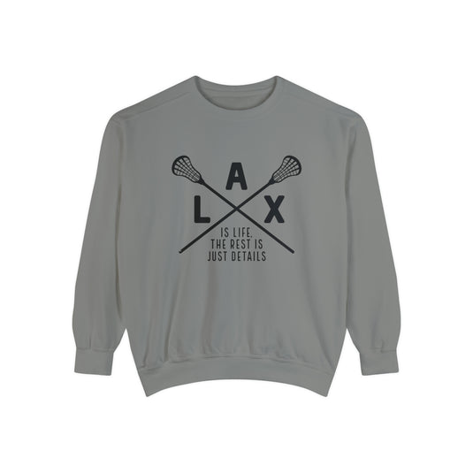 LAX is Life Lacrosse Adult Unisex Premium Crewneck Sweatshirt