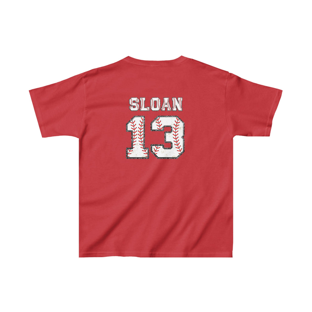 Iron Knights Youth Unisex T-Shirt w/Flag Design & Name and Number on Back