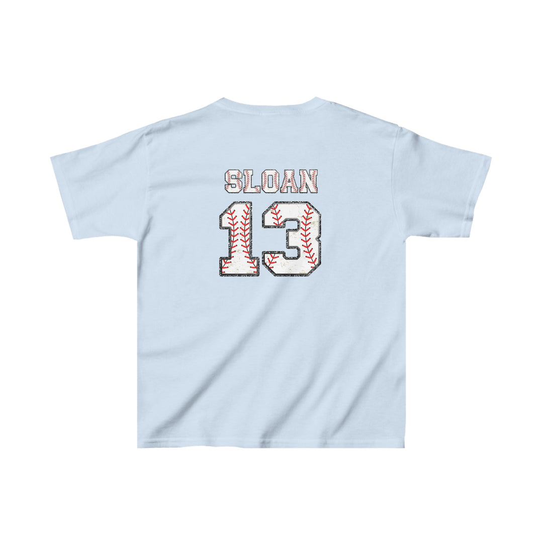 Iron Knights Youth Unisex T-Shirt w/Flag Design & Name and Number on Back