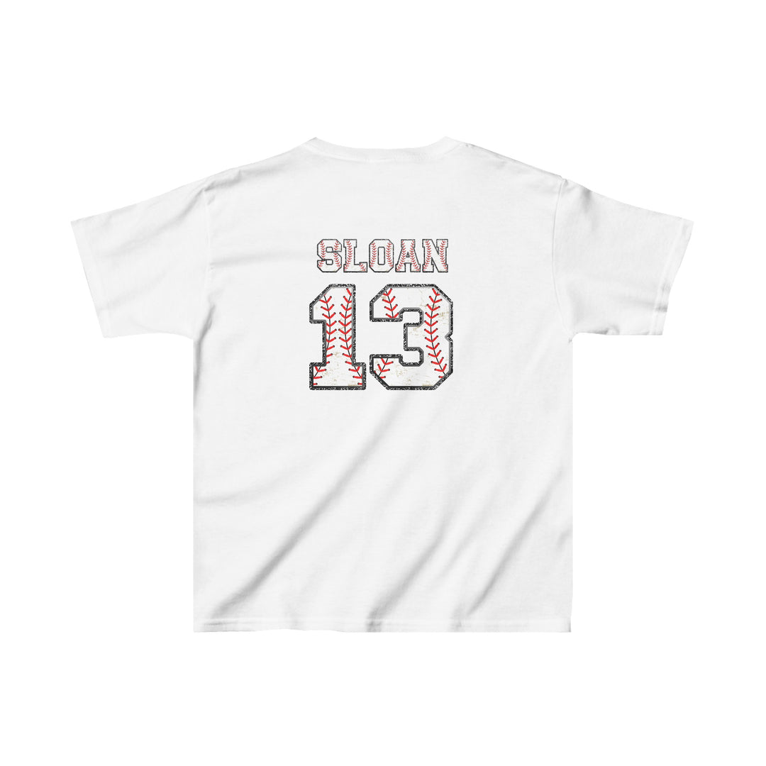 Iron Knights Youth Unisex T-Shirt w/Flag Design & Name and Number on Back