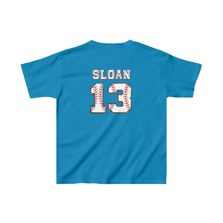 Iron Knights Youth Unisex T-Shirt w/Flag Design & Name and Number on Back