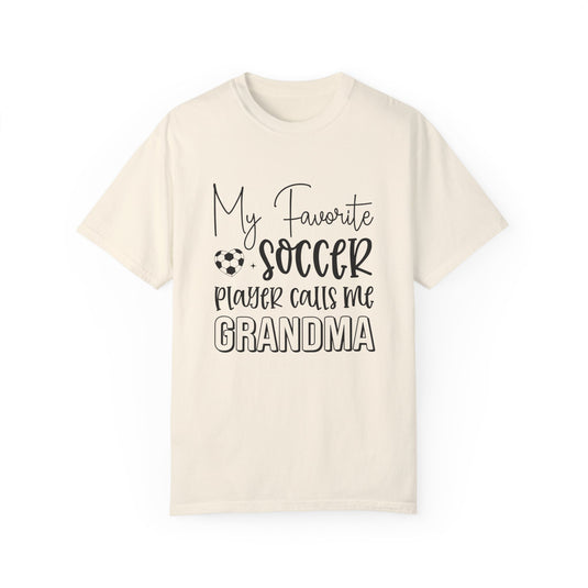 My Favorite Soccer Player (Grandma Version) Adult Unisex Premium T-Shirt