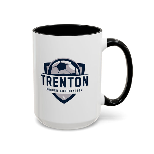 Trenton Soccer Association Accent Coffee Mug