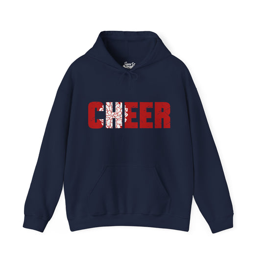 Cheer Adult Unisex Basic Hooded Sweatshirt