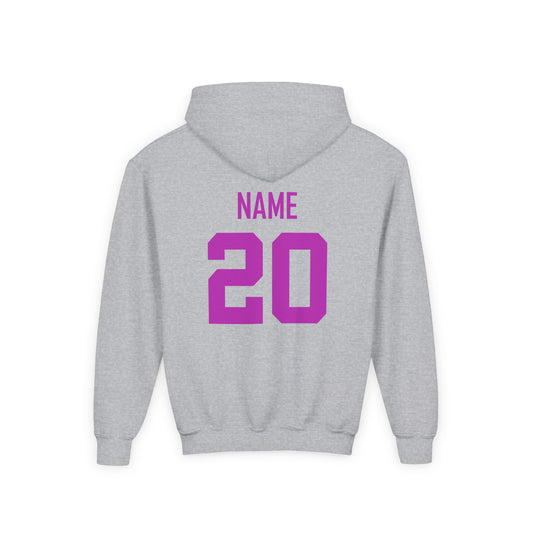 Latrobe Boys Soccer Unisex Youth Basic Hooded Sweatshirt - Cancer Design