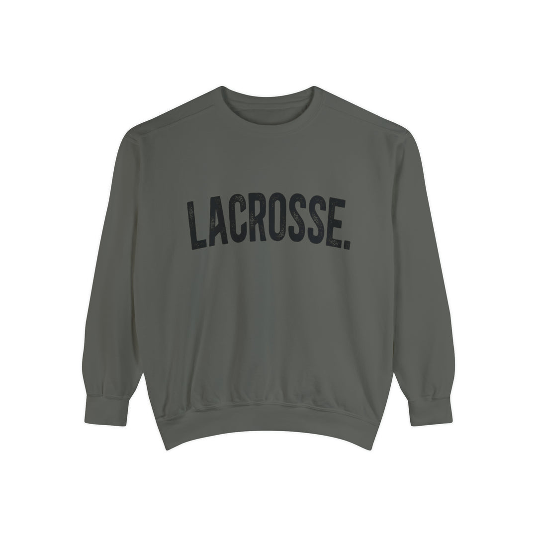 Rustic Design Lacrosse Adult Unisex Premium Crewneck Sweatshirt
