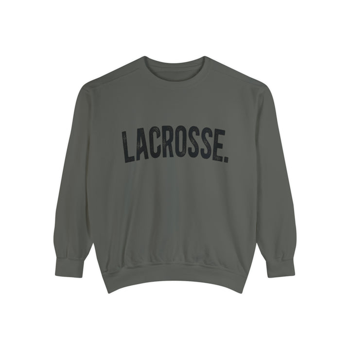 Rustic Design Lacrosse Adult Unisex Premium Crewneck Sweatshirt