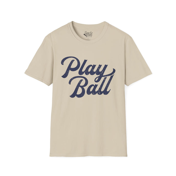 Play Ball Adult Unisex Baseball T-Shirt