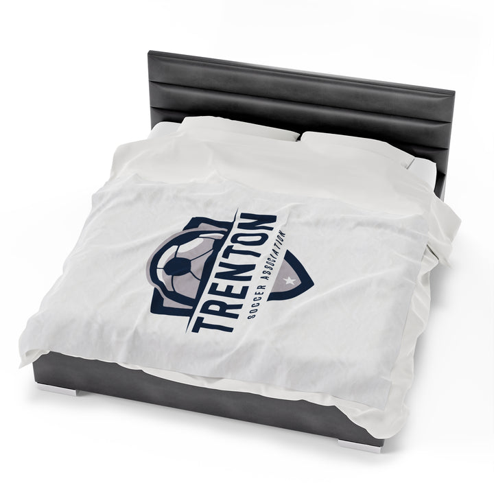 Trenton Soccer Association Velveteen Plush Blanket