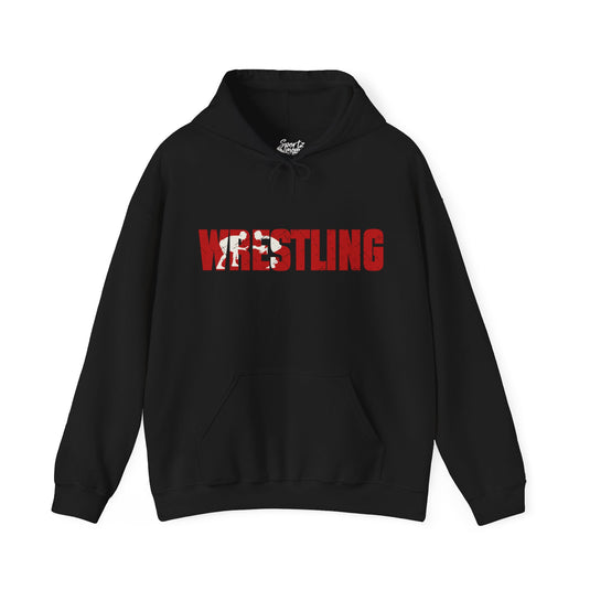 Wrestling Adult Unisex Basic Hooded Sweatshirt