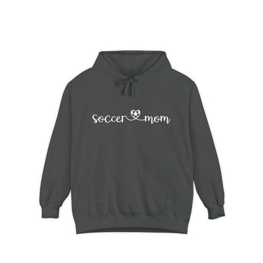 Soccer Mom with Heart Adult Unisex Premium Hooded Sweatshirt