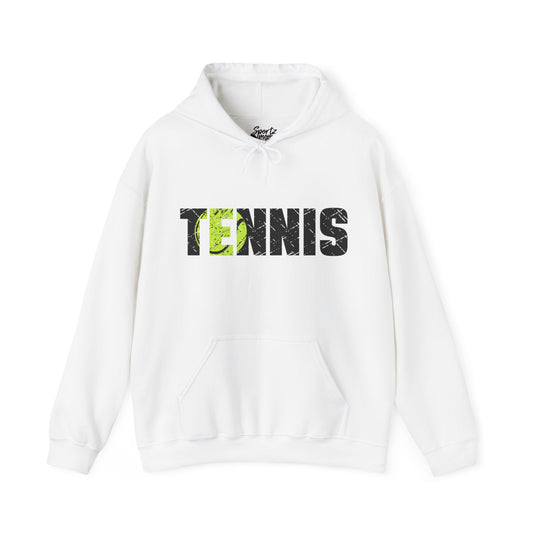 Tennis Adult Unisex Basic Hooded Sweatshirt