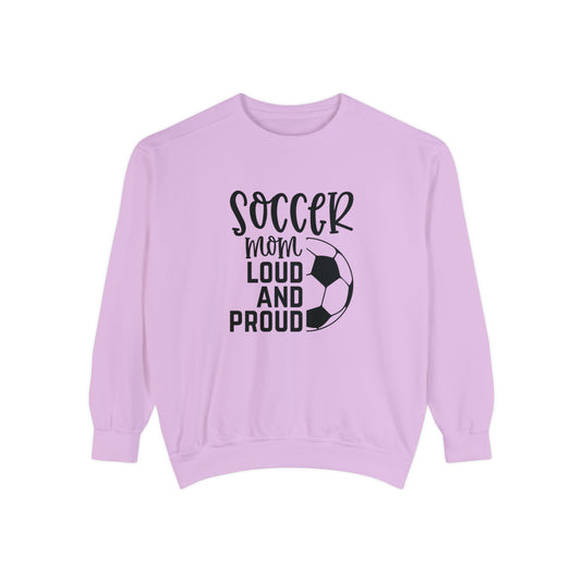 Soccer Mom Loud and Proud Adult Unisex Premium Crewneck Sweatshirt