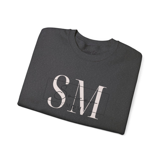 Soccer Mom SM Adult Unisex Basic Crewneck Sweatshirt