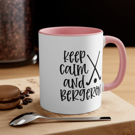 Keep Calm and Bergeron 11oz Hockey Accent Mug