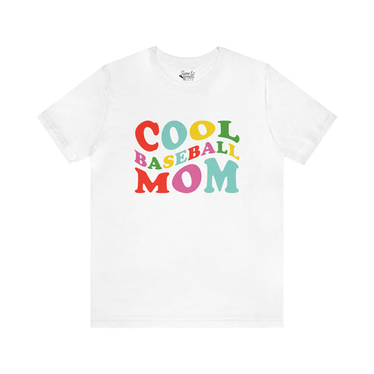 Cool Baseball Mom Adult Unisex Mid-Level T-Shirt