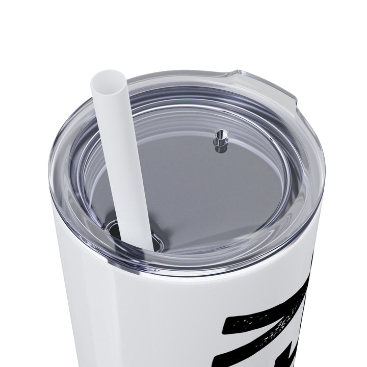 Rustic Design Hockey 20oz Skinny Tumbler with Straw in Matte or Glossy