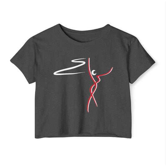 First Landing Dance Center Women's Mid-Level Cropped T-shirt