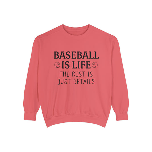 Baseball is Life Adult Unisex Premium Crewneck Sweatshirt