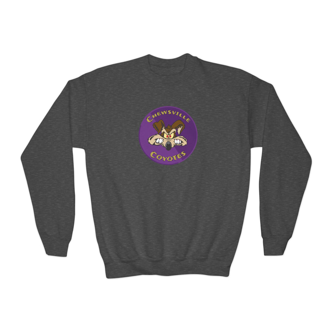 Chewsville Coyotes Unisex Youth Crewneck Sweatshirt