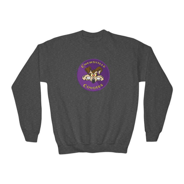Chewsville Coyotes Unisex Youth Crewneck Sweatshirt
