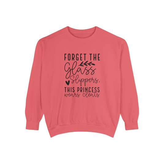 Forget the Glass Slippers Lacrosse Adult Unisex Premium Crewneck Sweatshirt