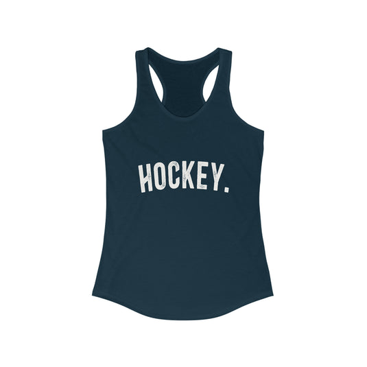 Rustic Design Hockey Women's Racerback Tank